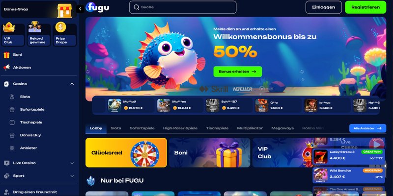 Erfahrungen mit Fugu Casino: Warum Auszahlungen oft ein Problem sind